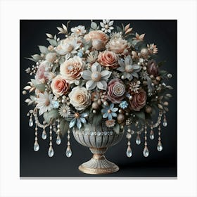 Arrangement Of Flowers Canvas Print