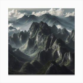 Mountain Landscape 2 Canvas Print