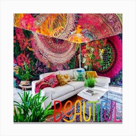 Beautiful Tapestry Canvas Print