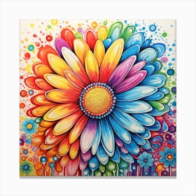 Colorful Flower 1 Canvas Print