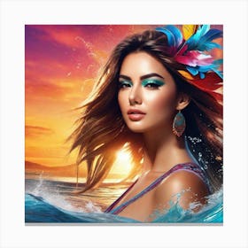 Hawaiian Beauty 2 Canvas Print