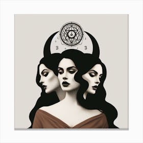 Three Witches 3 Canvas Print