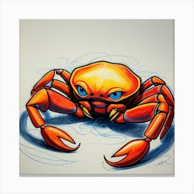 Crab! 5 Canvas Print