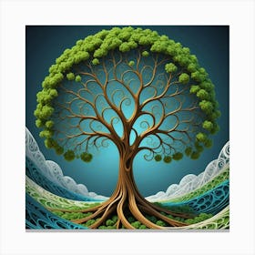 Tree Of Life 18 Canvas Print