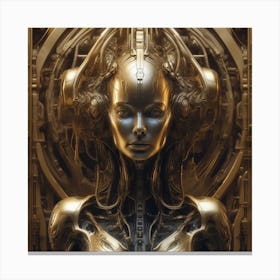 Futuristic Woman 25 Canvas Print