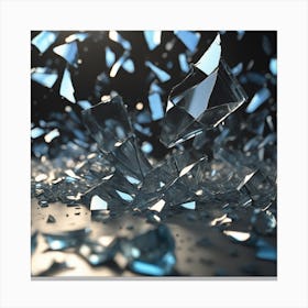 Shattered Glass 13 Canvas Print