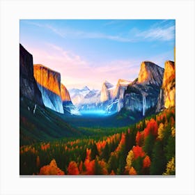 Yosemite Valley Canvas Print