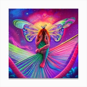 Psychedelic Fairy Canvas Print