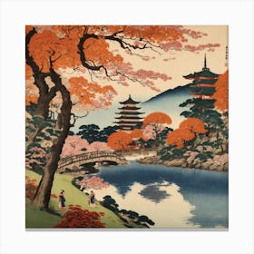 Akikusa Autumn Dandelion 2 Vintage Japanese Botani 3 Canvas Print