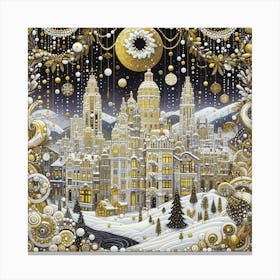 Christmas City 1 Canvas Print