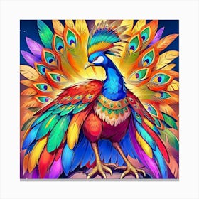 Peacock Canvas Print