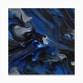 BB Borsa Abstract Blue SEE Canvas Print