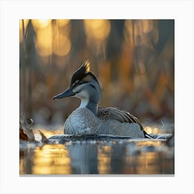 Tulip Duck Canvas Print