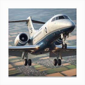 T-1 Jayhawk, Mr. X-Lent, Columbus, Mississippi ~Reimagined 12 Canvas Print