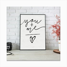 You And Me Canvas Print