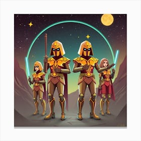 Star Wars Clone Troopers Canvas Print