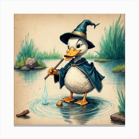 Wacky Duck Canvas Print