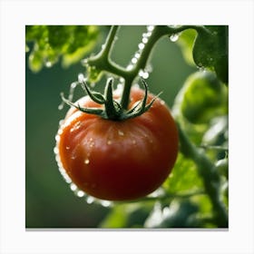 Tomato On The Vine Canvas Print