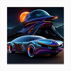 Futuristic Car 7 Canvas Print