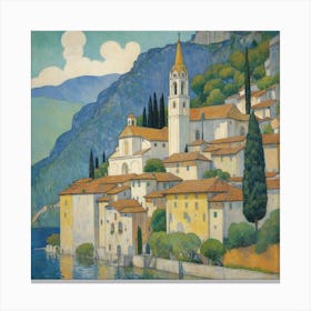 Kirche In Cassone Gustav Klimt Art Print 3 1 Canvas Print