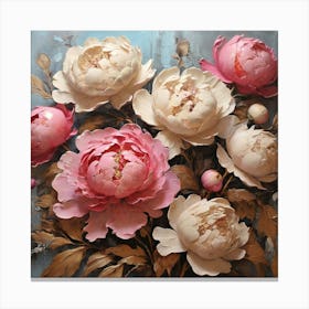 Peonies 15 Canvas Print