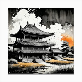 Asian Painting Canvas Print