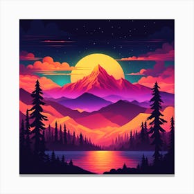 Landscape Painting Canvas Print