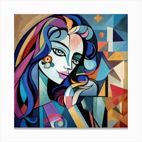 Abstract Of A Woman 12 Canvas Print