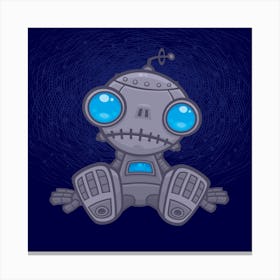 Sad Robot Canvas Print