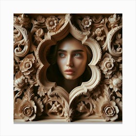 Portrait Of A Woman Canvas Print