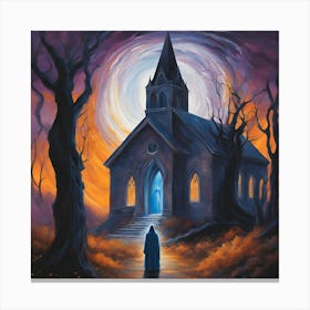 Church In The Midnight Hour Canvas Print