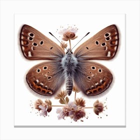 Butterfly of Thymelicus sylvestris 5 Canvas Print