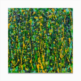 Abstract Wall Art Inspired by Jackson Pollock  Canvas Print