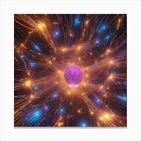 neuron Canvas Print