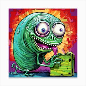 Monster 6 Canvas Print