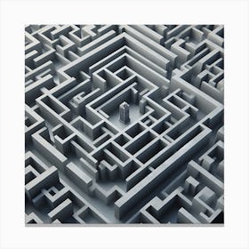 Maze Concept Canvas Print