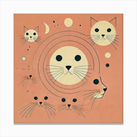 Cats In The Sun Canvas Print