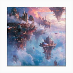 Fantasy City Canvas Print