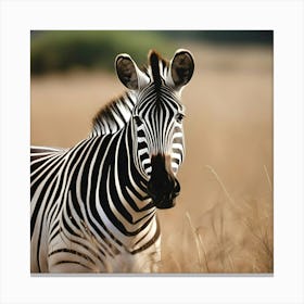 AFRICAN ZEBRA Canvas Print