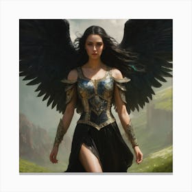 Angel With Wings Canvas Print