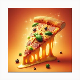 Pizza489 Canvas Print