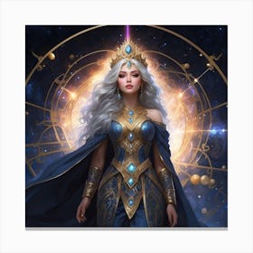 Queen Of Magic Canvas Print
