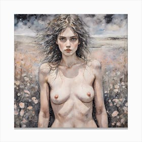 'The Woman In The Field' All about Eve Serie 2 Canvas Print