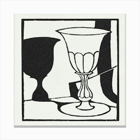 The Cup (1918) Woodcut Art By Roger Fry Canvas Print