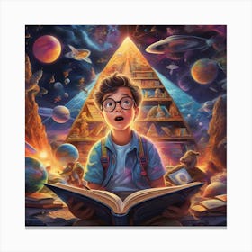 Science kid 1 Canvas Print