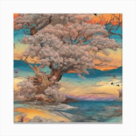 Tree In The Sky Canvas Print