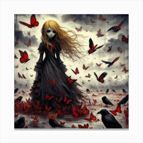 Crows Canvas Print