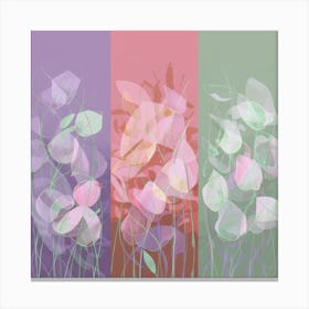 Abstract Flowers 2 Canvas Print