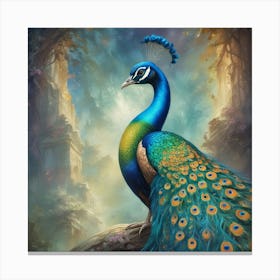 Peacock Canvas Print