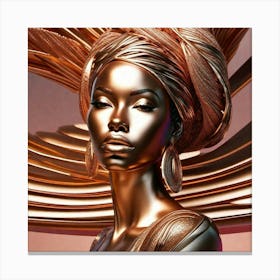 Portrait Of Beauty Canvas Print